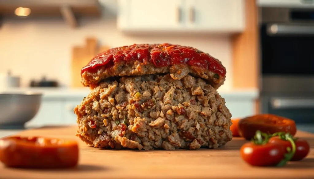 air fryer meatloaf with breadcrumbs and glaze ingredients