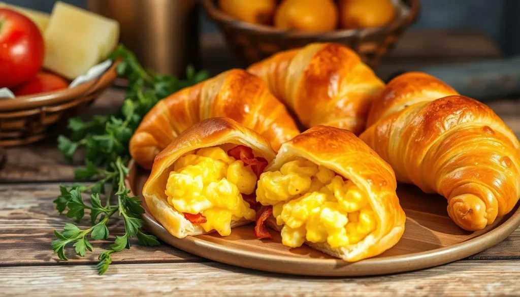 breakfast crescent rolls
