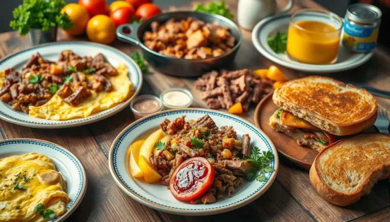 Canned Corn Beef Breakfast recipes
