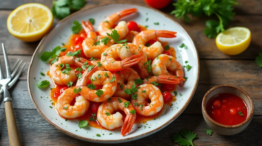 healthy cooking with shrimp