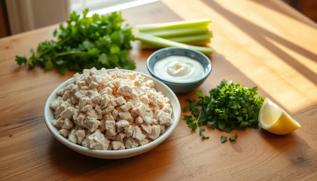 homemade tuna salad ingredients