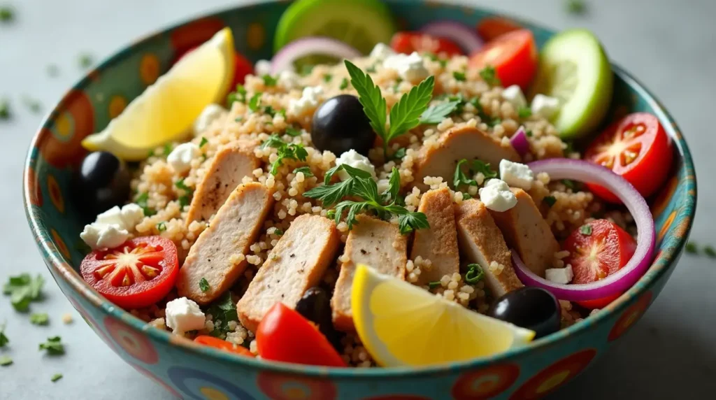 Mediterranean Chicken & Quinoa Salad
