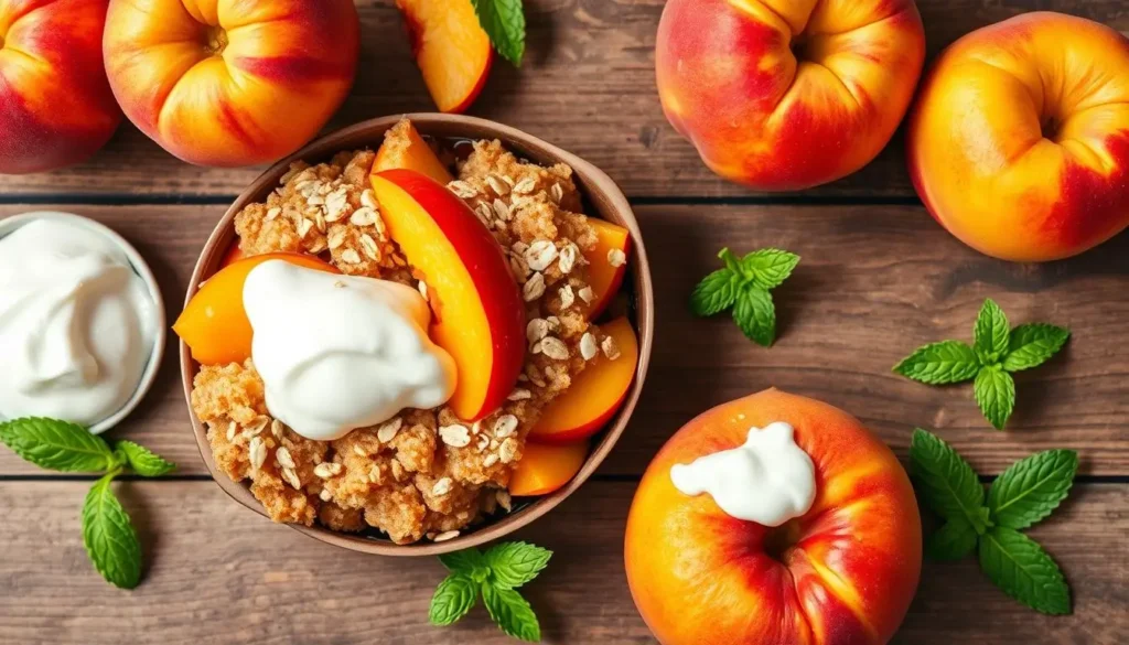 Healthy Peach Cobbler Modifications