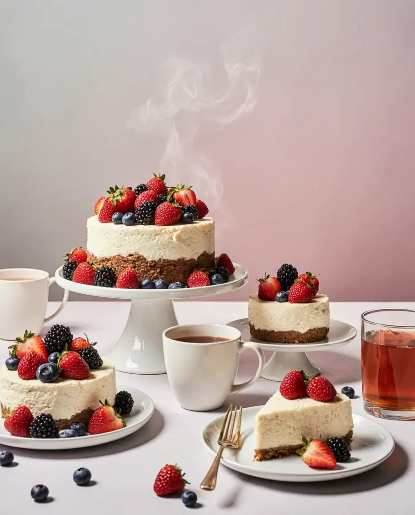 Serving Cream Cheese Desserts with Style