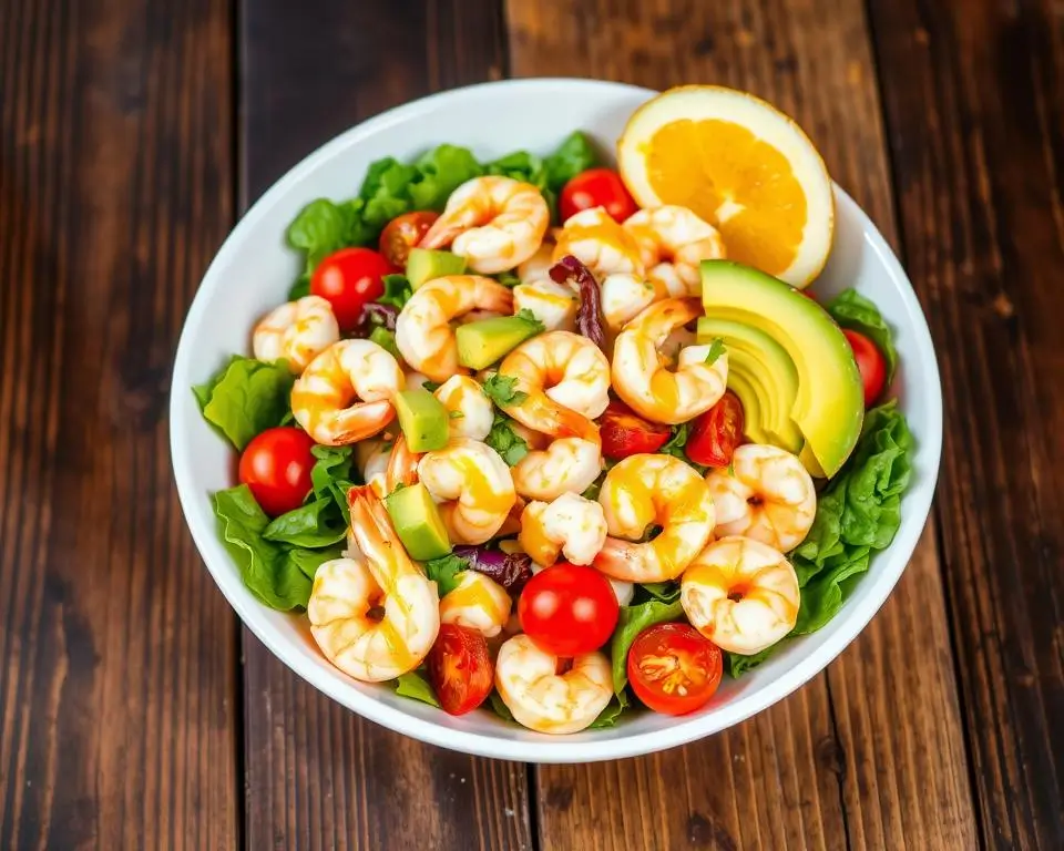 homemade seafood salad
