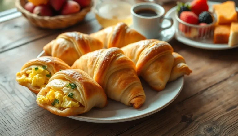 breakfast crescent rolls