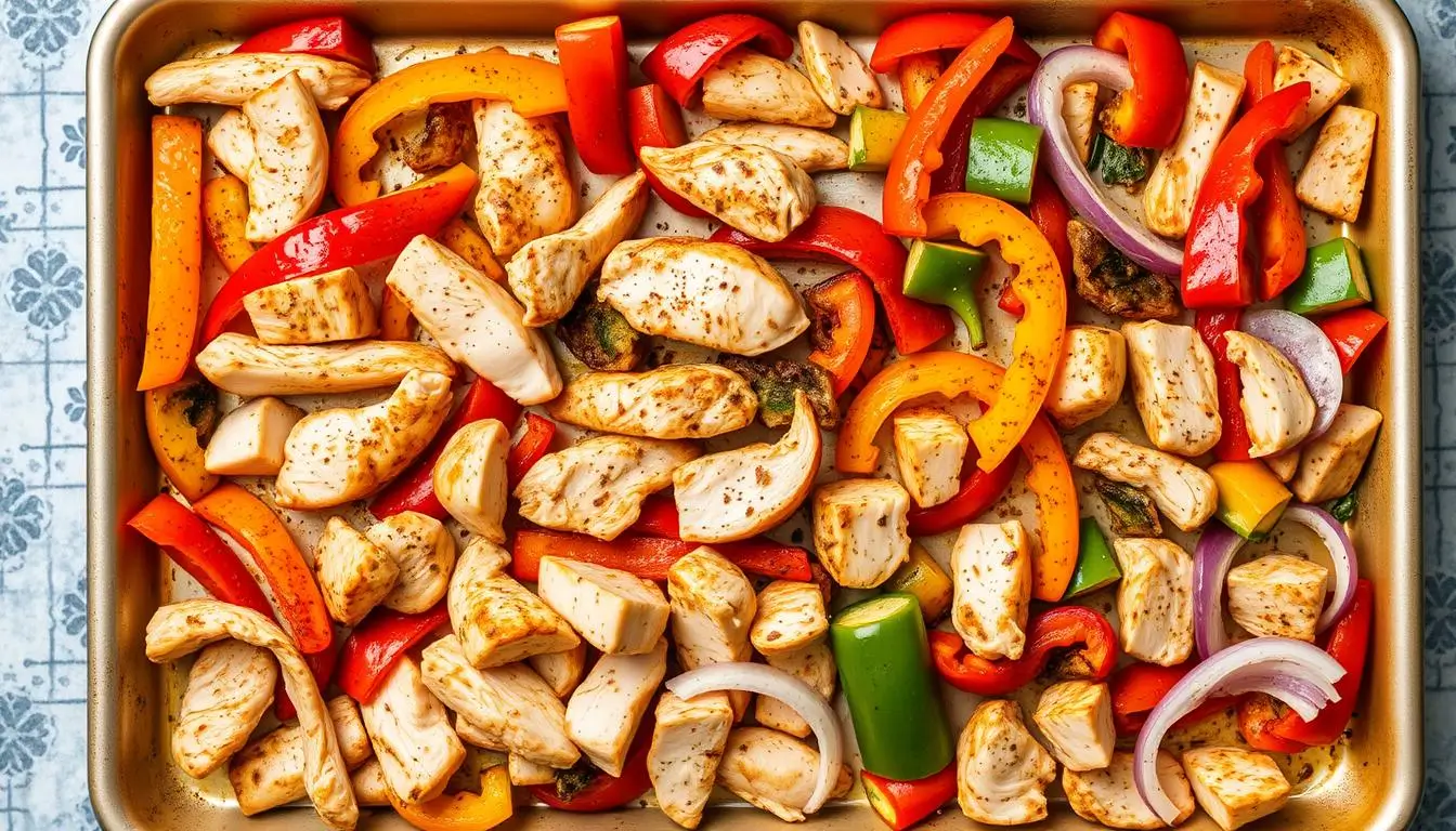 chicken fajitas