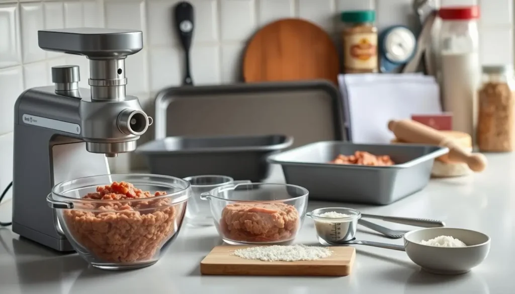 easy chicken meatloaf baking tools