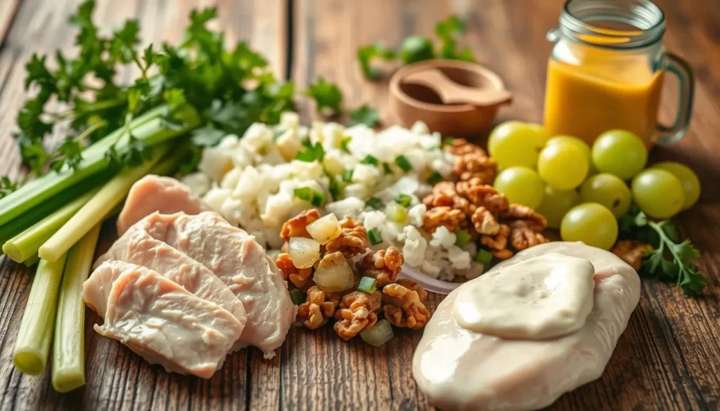 homemade chicken salad ingredients