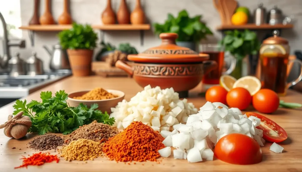 Chicken Tagine Preparation Steps