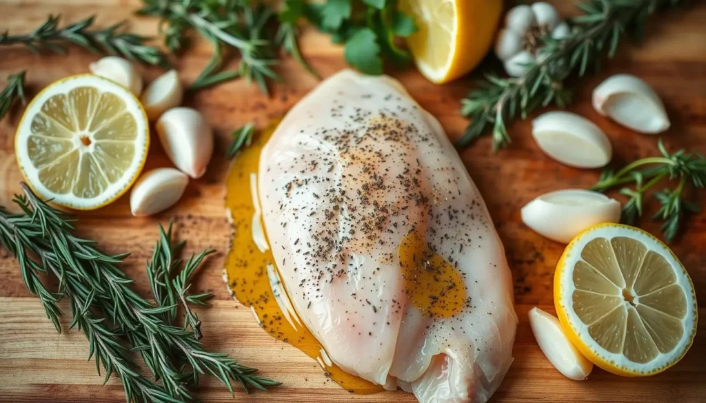 Mediterranean Chicken Marinade Preparation