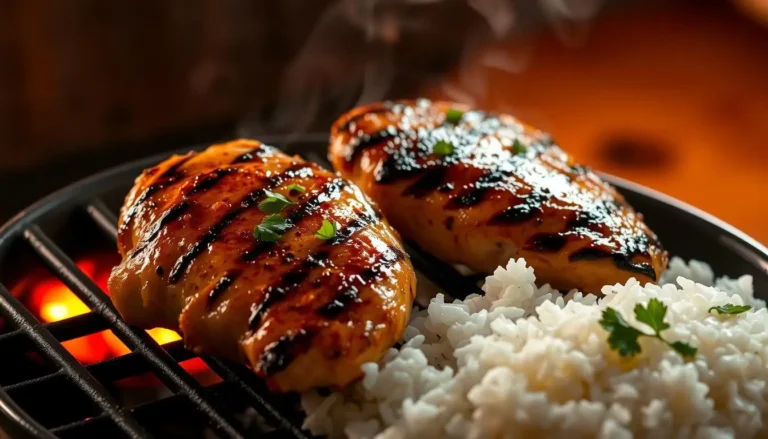 grilled chicken with rice