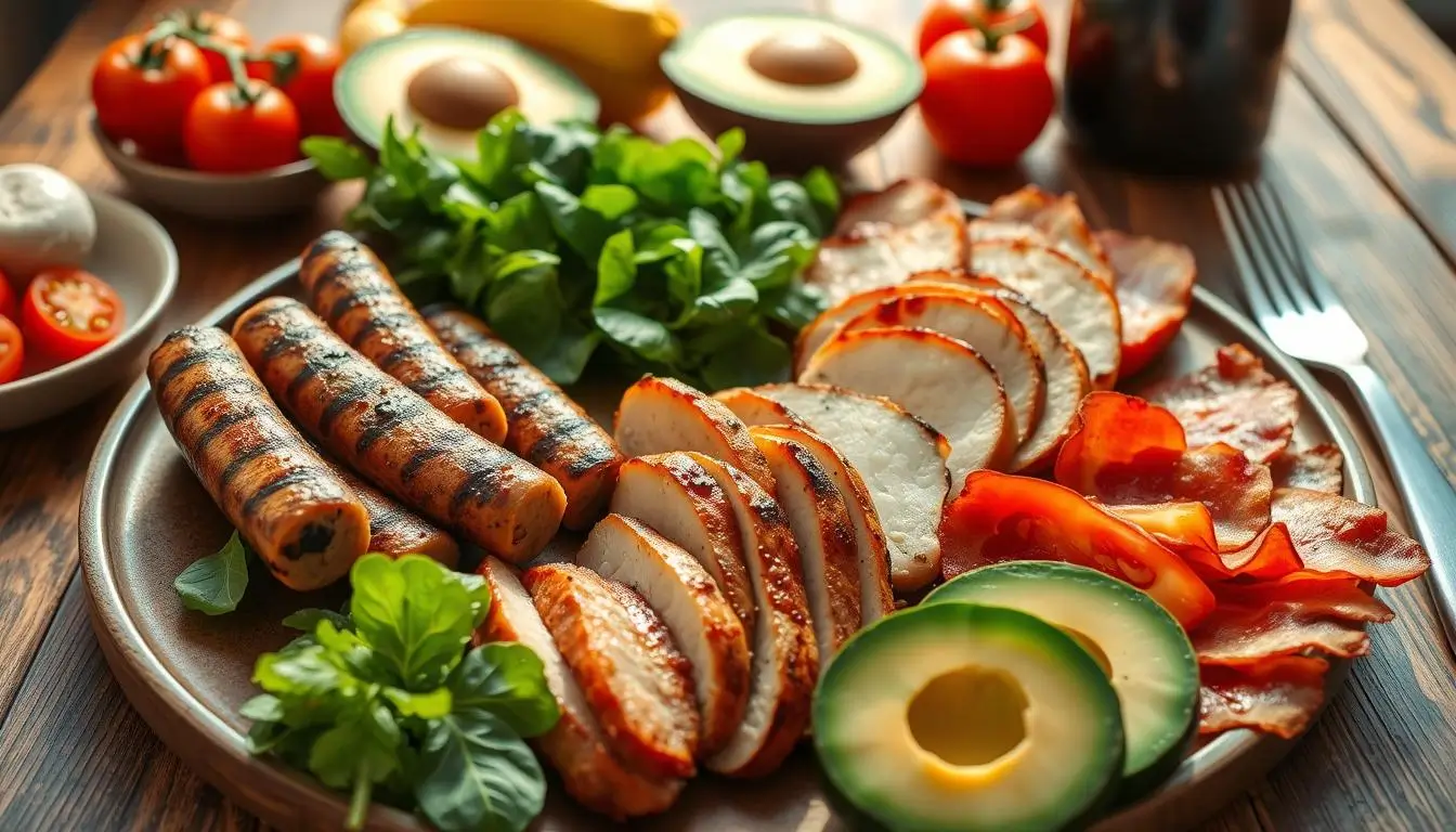 healthy breakfast meats