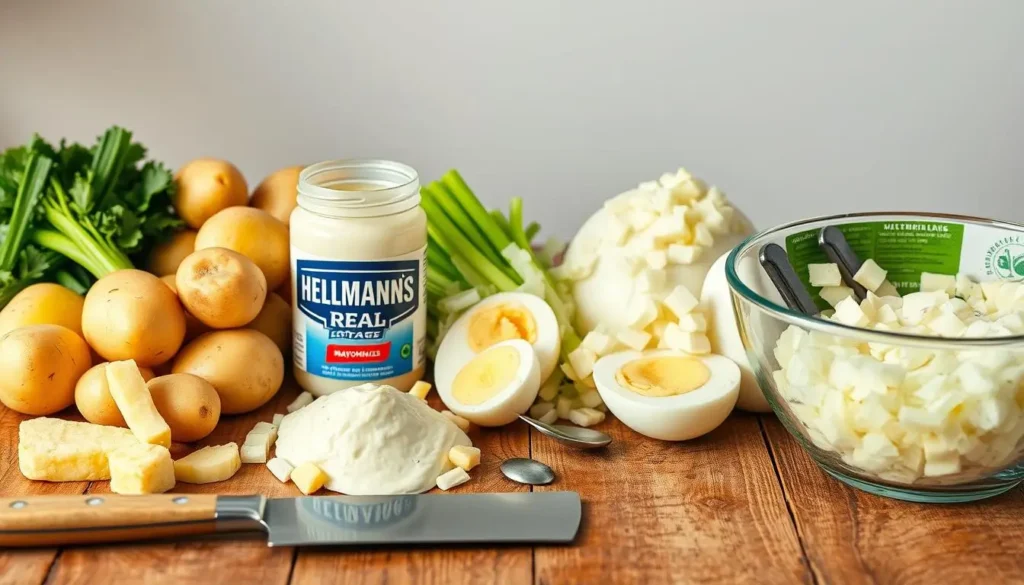 Hellmann's potato salad ingredients and preparation steps