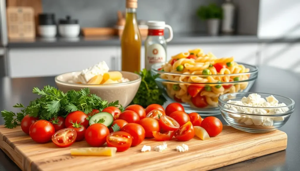 cold pasta salad recipe ingredients