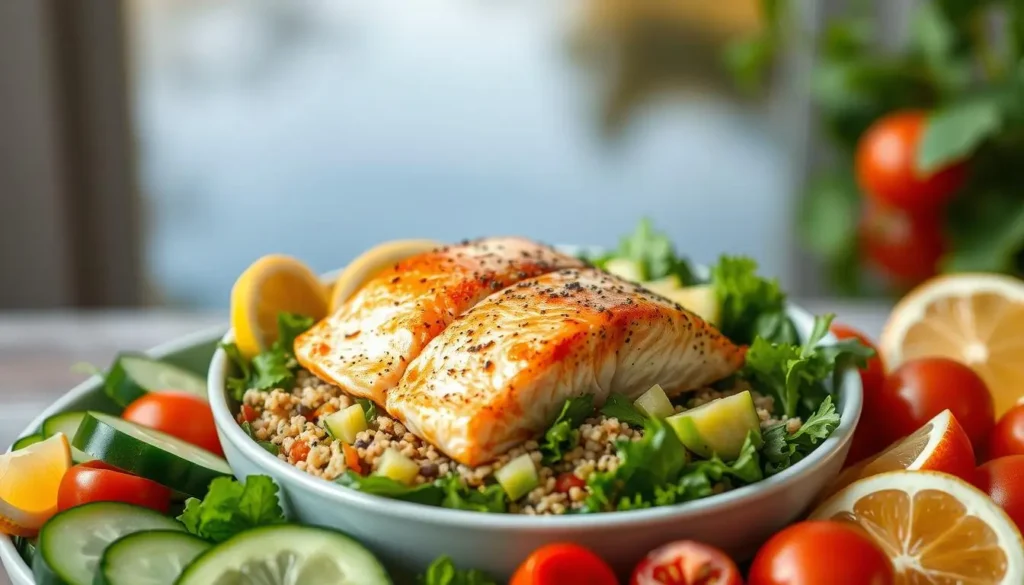 healthy salmon bowl recipe