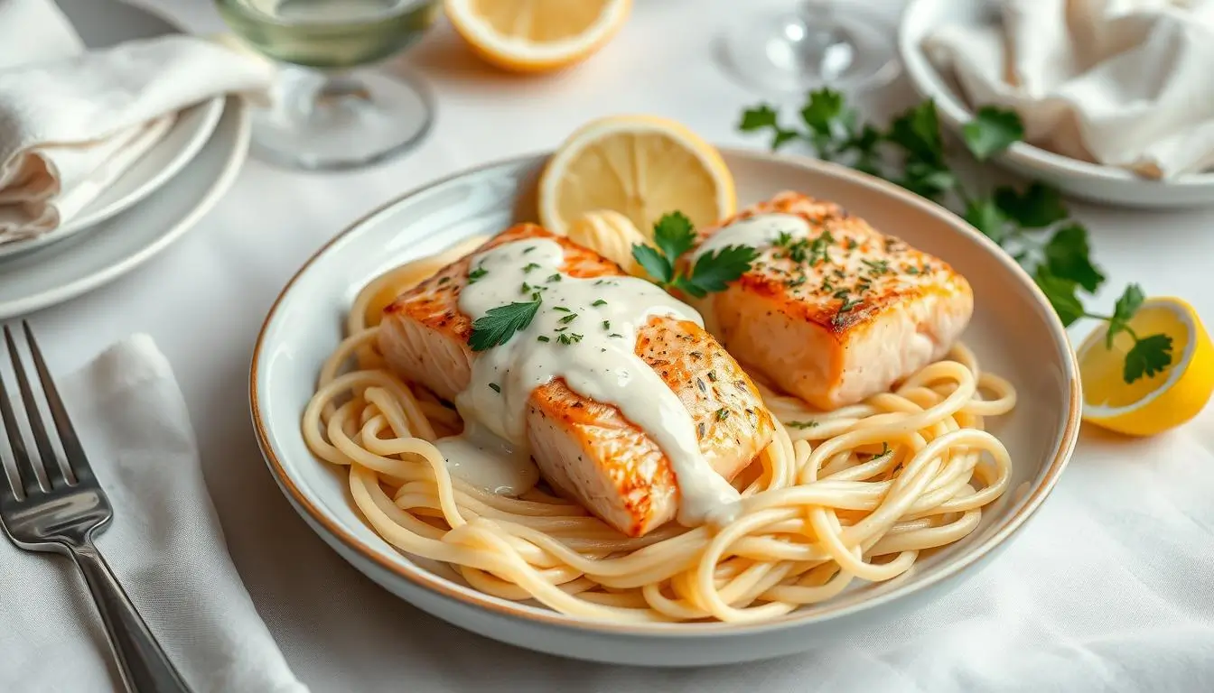 salmon pasta recipe