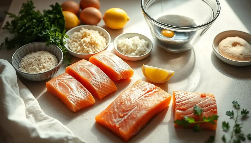 homemade salmon patties ingredients