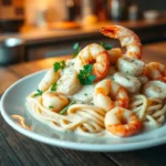 seafood pasta dish
