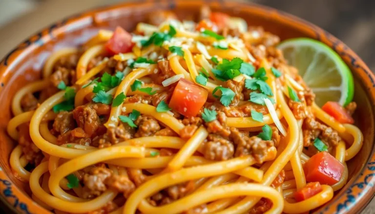 taco pasta recipe