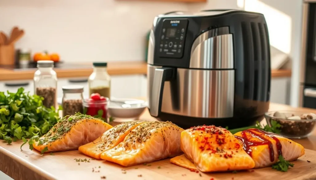 air fry frozen salmon recipe