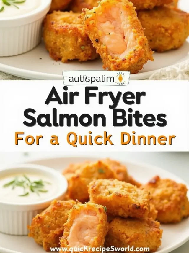 Crispy Air Fry Salmon Bites: Easy 15-Min Recipe