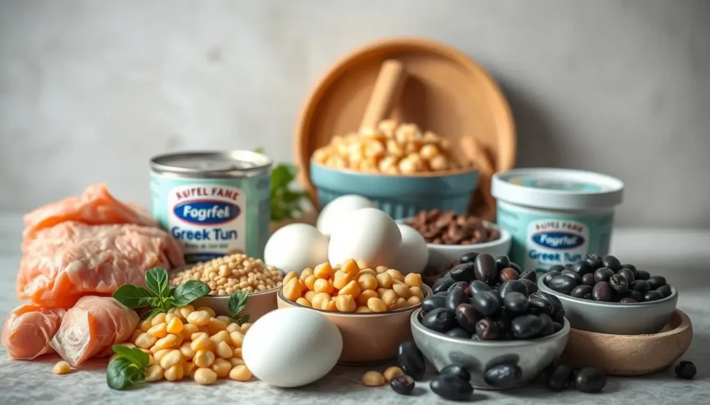 Budget Friendly High Protein Lunch Ingredients
