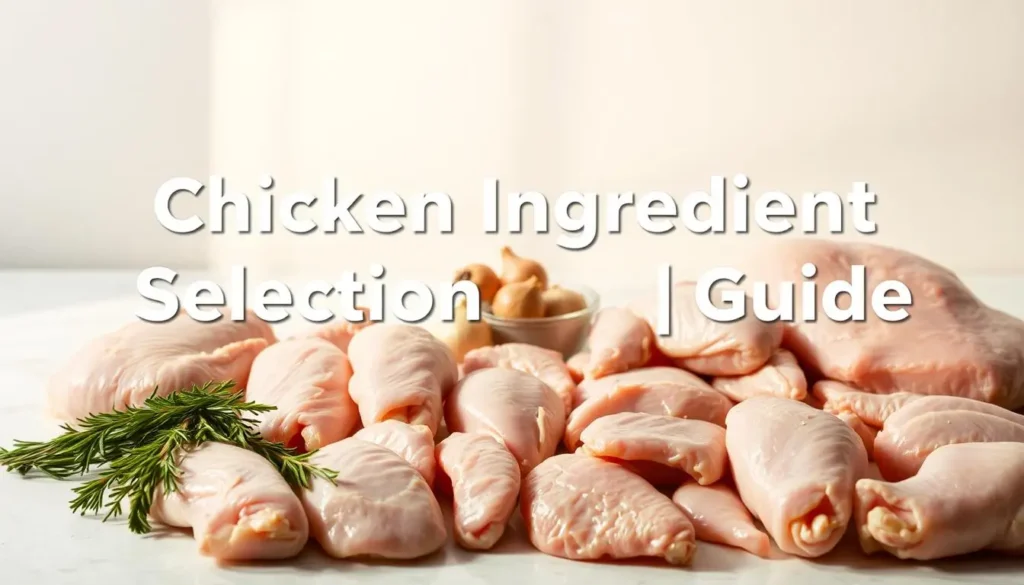 Chicken Ingredient Selection Guide