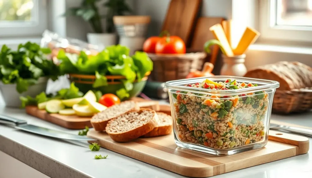 Healthy Office Lunch Preparation