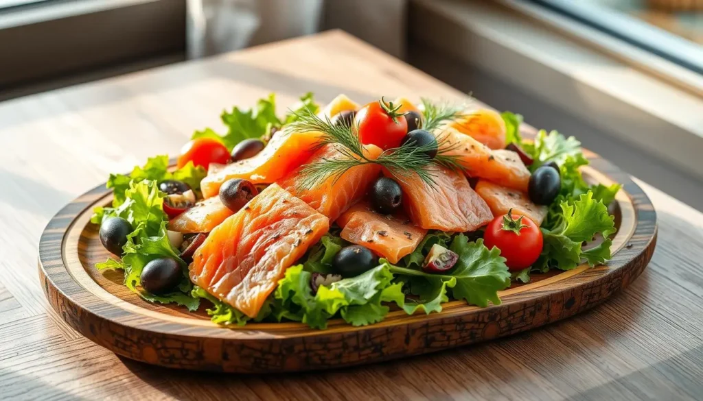 Mediterranean Fish Salad Presentation Mediterranean Fish Salad Presentation